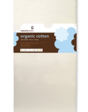Naturepedic No Compromise Organic Cotton Classic Lightweight Dual Firmness Crib Mattress