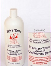 Fairy Tales All Natural, Organic Hair Care for Children Rosemary Repel Leave-in Conditioning Spray, 32 Ounce
