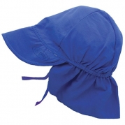 i play. Solid Flap Sun Protection Hat, Royal, Infant (6-18 Months)