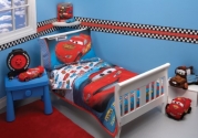 Disney 4 Piece Toddler Bedding Set, Taking The Race