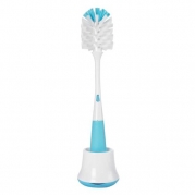 OXO Tot Bottle Brush with Nipple Cleaner and Stand, Aqua