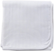 Hudson Baby Organic Receiving Blanket, White