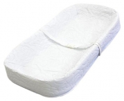 LA Baby 4 Sided Changing Pad 30, White