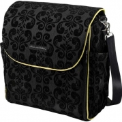 Petunia Pickle Bottom Women's Boxy Backpack Diaper Bag, Black Currant
