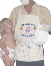 Daddy's Diaper Changing Apron - Unique New Dad Gag Gift- Baby Shower Gift Idea