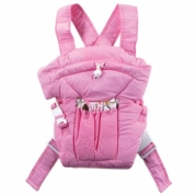 Luvable Friends Light Colors Soft Baby Carrier, Pink