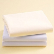 Portable Crib Cotton Sheet - Color: Ecru