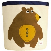 3 Sprouts Storage Bin, Bear with *BONUS* Tooth Tissues