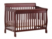 Stork Craft Modena 4 in 1 Fixed Side Convertible Crib, Cherry