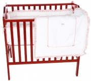 Baby Doll Unique Port-a-Crib Bedding Set, Pink
