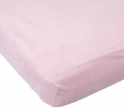 Carters Easy Fit Velour Crib Fitted Sheet, Pink