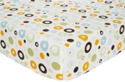 Carter's Easy Fit Printed Crib Fitted Sheet, Laguna