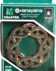 BePuzzled Hanayama Cast Metal Brainteaser Puzzles - Hanayama Coaster Puzzle (Level 4)