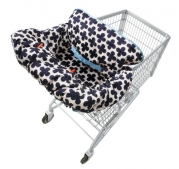 Infantino Lil' Fluff Cart & Highchair Cover Blue/White