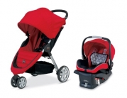 Britax B-Agile and B-Safe Travel System, Red