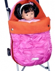 7 A.M. Enfant Toy Doll's Stroller Mini Sac Igloo Replica, Pink/Orange