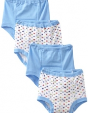 Gerber Baby-Boys Infant 4 Piece Training Pants, Blue, 18 Months