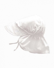 UPF 50 Sun Protection Flap Hat by Iplay - White - 6-18 Mths