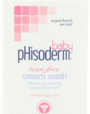 pHisoderm Baby Tear-Free Cream Wash, 8-Ounce Bottles (Pack of 3)