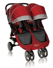 Baby Jogger 2012 City Mini Double Stroller, Crimson/Gray