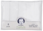 Gerber 5 Count Organic Birdseye Prefold Cloth Diaper