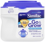 Similac Go & Grow Milk Based Formula, Powder, 22-Ounces (Pack of 6)
