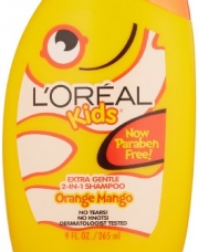 L'Oreal Kids Orange Mango Smoothie 2-in-1 Shampoo for Extra Shine, 9 oz.