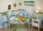 Fisher Price Precious Planets 4 Piece Crib Bedding Set