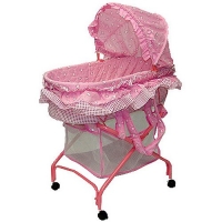 Dream on Me 2-in-1 Bassinet to Cradle, Pink
