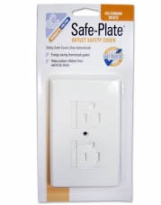 Mommys Helper Safe Plate Electrical Outlet Covers Standard, White