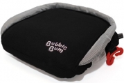 BubbleBum Car Booster Seat (Black-Silver)