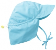 i play. Unisex-Baby Infant Solid Flap Sun Protecton Hat, Aqua, Infant/6-18 Months