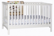 Stork Craft Hillcrest Fixed Side Convertible Crib, White