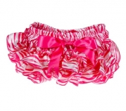 (0-6 Months, Hot Pink Zebra) juDanzy Satin Diaper Covers bloomers in a Variety of colors and sizes