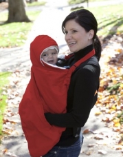 Jolly Jumper Snuggle Cover for Soft Baby Carriers - Red