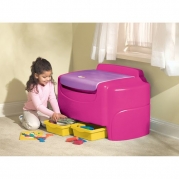 Little Tikes Sort N Store Toy Chest, Purple and P
