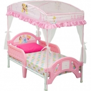 Delta Disney Princess Toddler Bed with Canopy