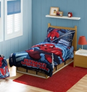 Marvel Spiderman Toddler Bedding Set, Red