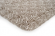 Carter's Easy Fit Printed Crib Fitted Sheet, Zebra