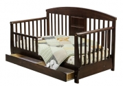 Dream On Me Deluxe Toddler day Bed, Espresso
