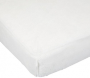 Carters Easy Fit Velour Crib Fitted Sheet, Ecru