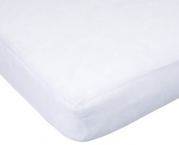 Carters Easy Fit Sateen Crib Fitted Sheet, White