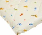 Carters Quilted Woven Playard Fitted Sheet, Animal