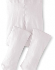 Jefferies Socks Girls 2-6x Pima Cotton Tights, Ivory, 2-4 Years