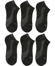 Puma Give Chase 6-Pack Running Socks - black, 7 - 8.5