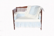 Baby Doll Bedding Ruth Crib Bedding Set, Blue