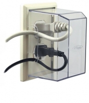 LectraLock - Baby Safety Electrical Outlet Cover - Duplex Style - Large Cover