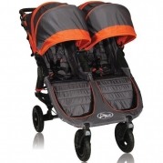 Baby Jogger City Mini GT Double Stroller, Shadow/Orange