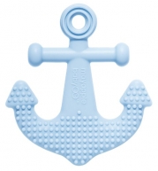 Mayapple Baby - Suri the Octopus and Friends Teether - 1 Silicone Teething Toy - Anchor, Light Blue