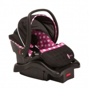 Disney Baby Minnie Mouse Light N Comfy Luxe Infant Car Seat, Minnie Dot